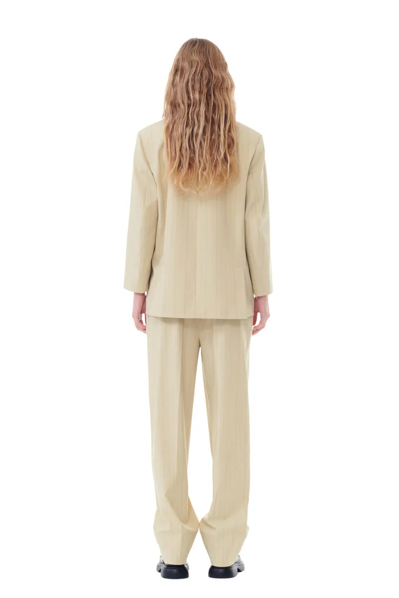 Ganni Striped Pattern Trousers