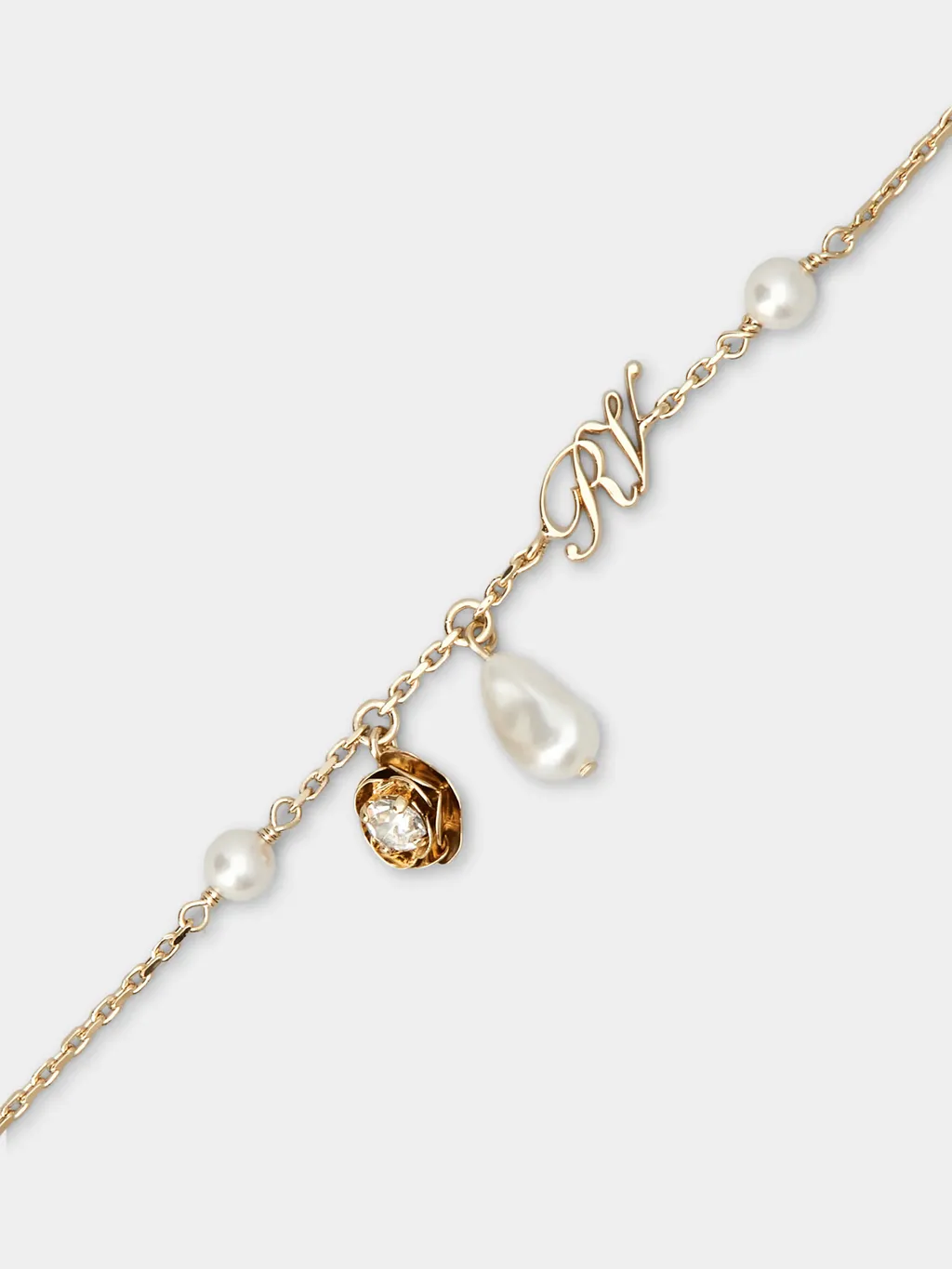 Rose Pearls Bracelet