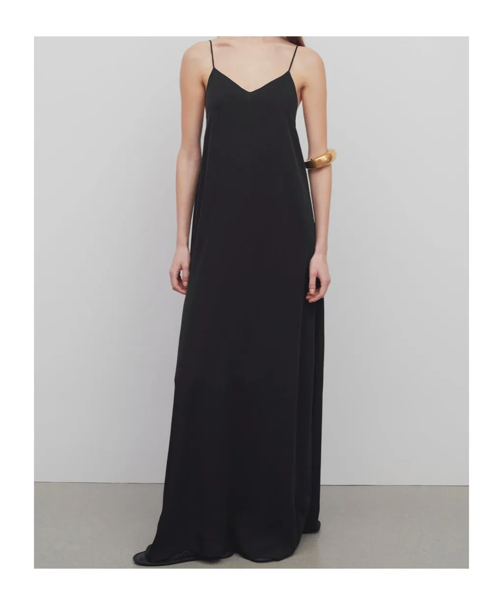 The Row V-Neck Sleeveless Dress