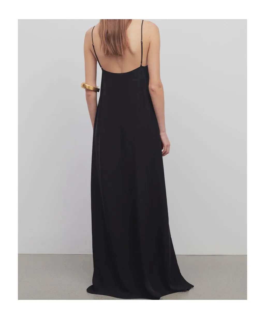 The Row V-Neck Sleeveless Dress