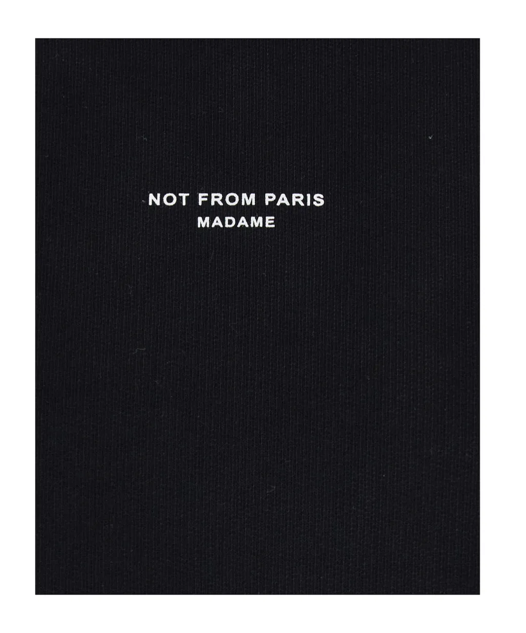 DrÔLe De Monsieur Slogan Crewneck Sweatshirt