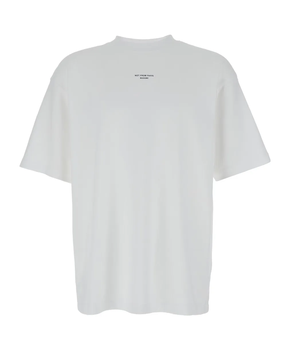 DrÔLe De Monsieur Back Logo T-Shirt