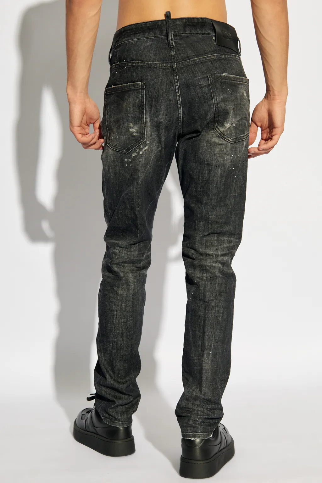 Dsquared2 Straight-Leg Distressed Jeans