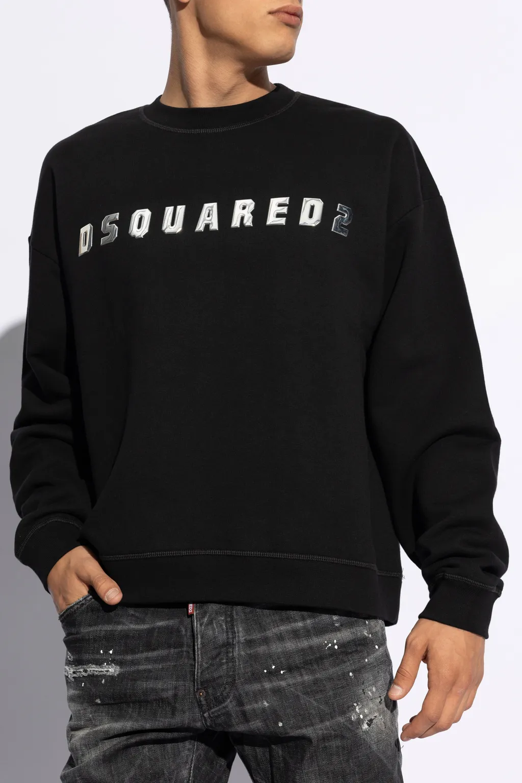 Dsquared2 Logo Printed Crewneck Sweatshirt