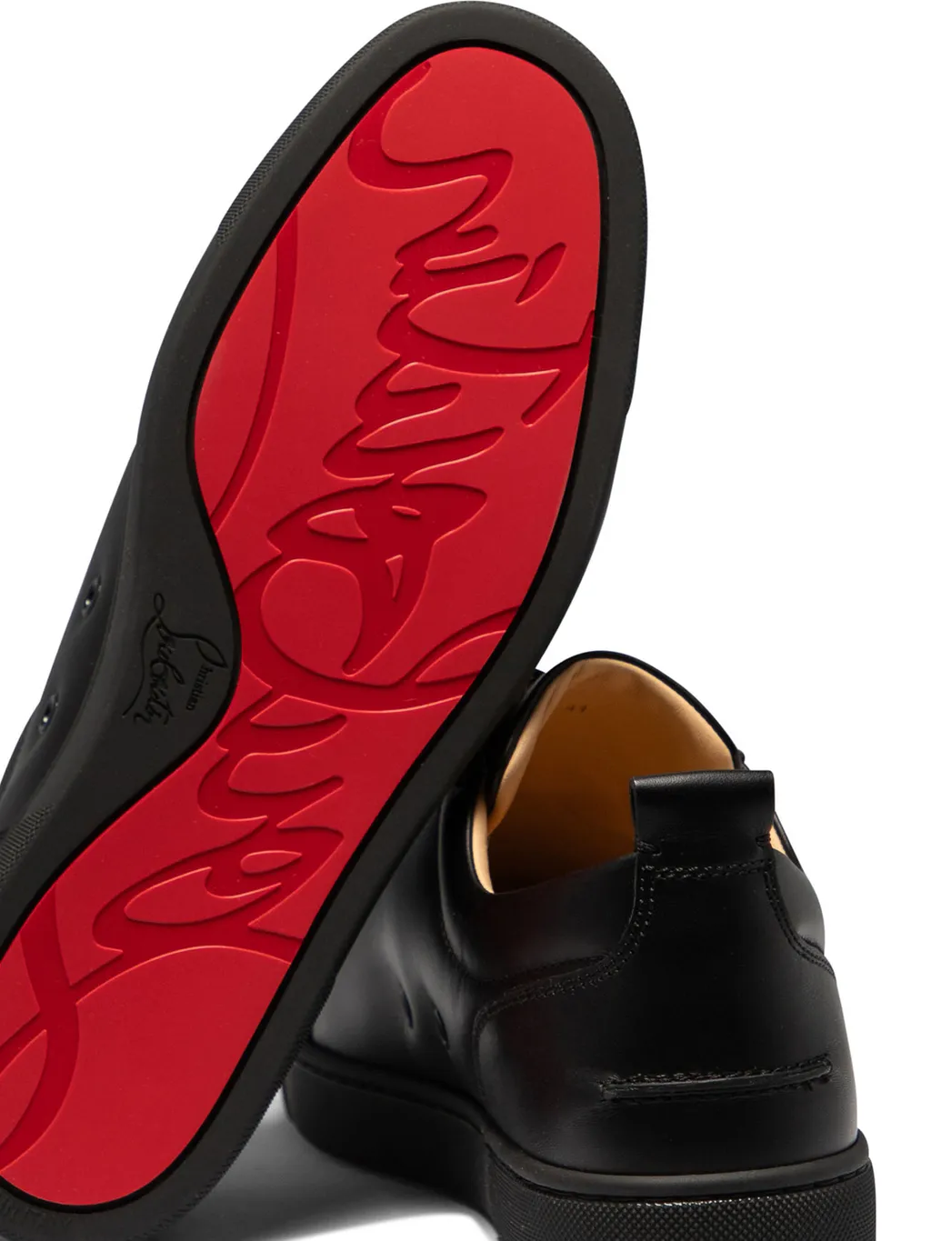 Christian Louboutin Louis Junior Flat Lace-Up Sneakers