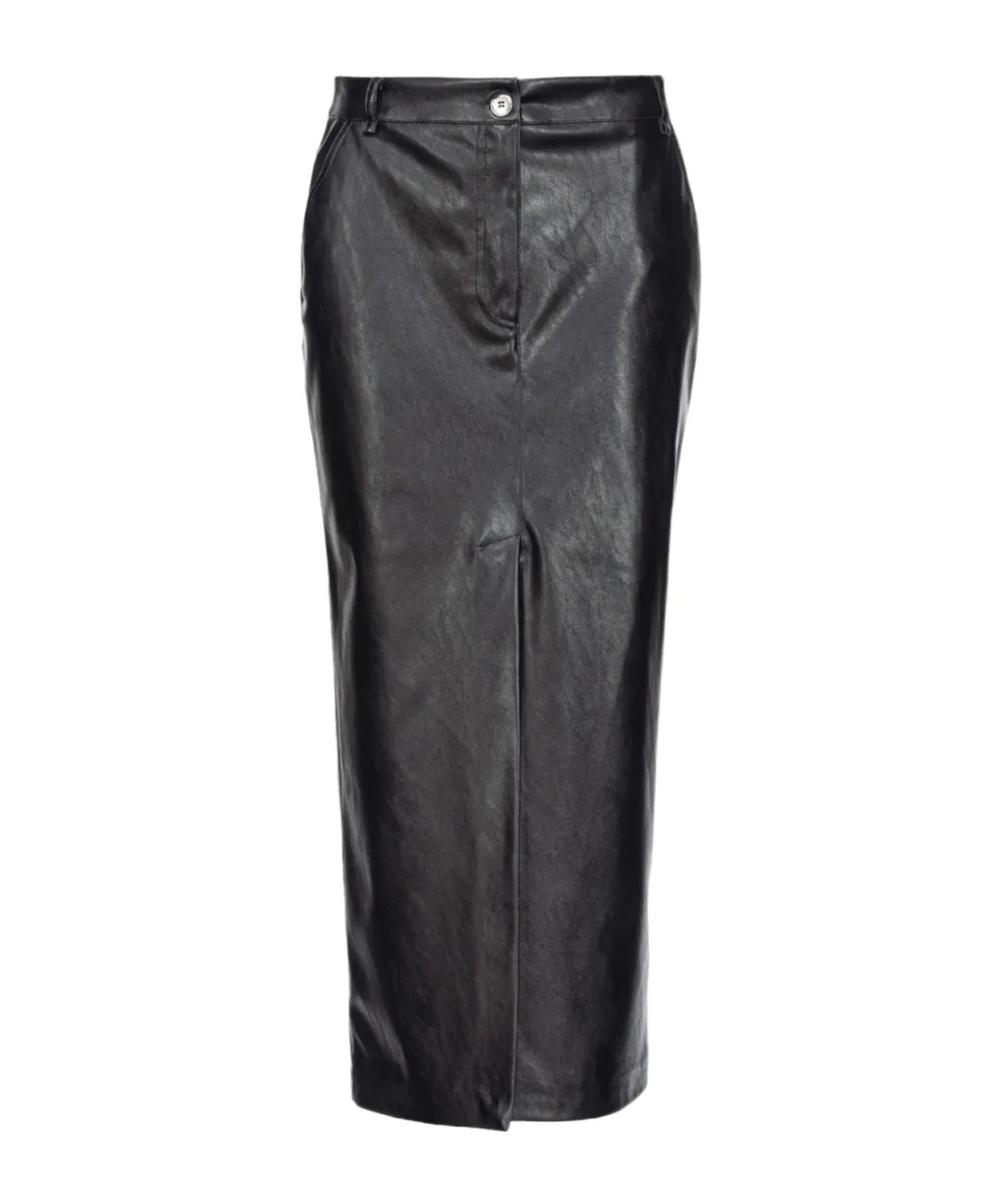 Pinko Ginocchiera Front Slit Midi Skirt