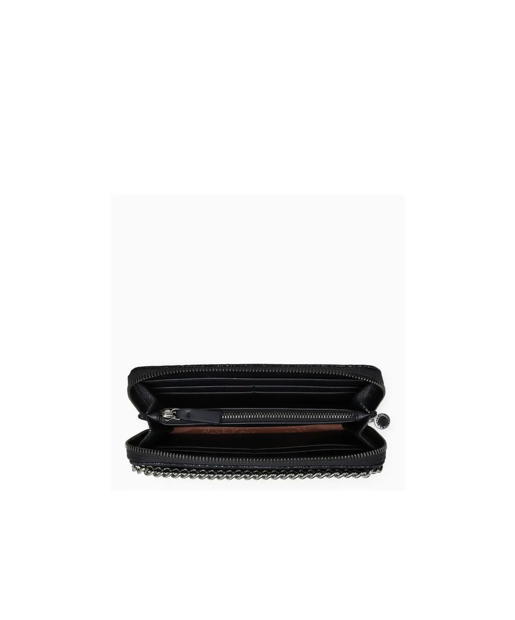 Stella Mccartney Chain Detailed Zip-Around Wallet