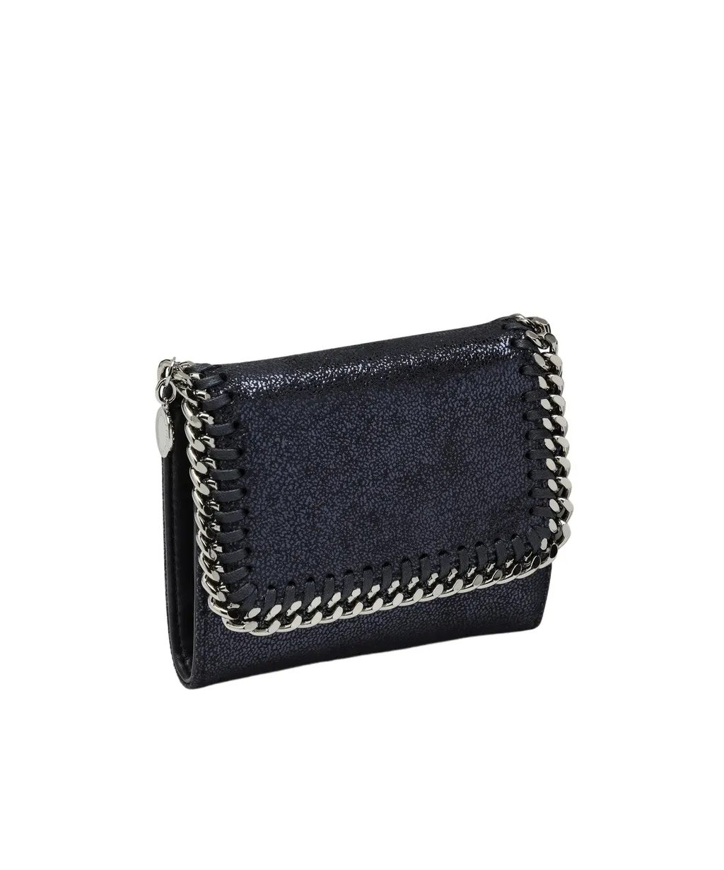 Stella Mccartney Chain Detailed Zip-Around Wallet