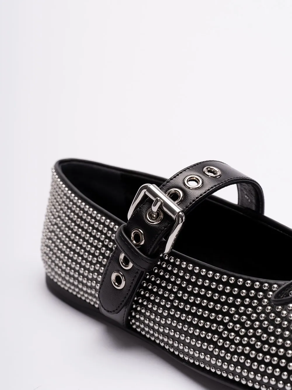 Calf Leather Ballerina Flats