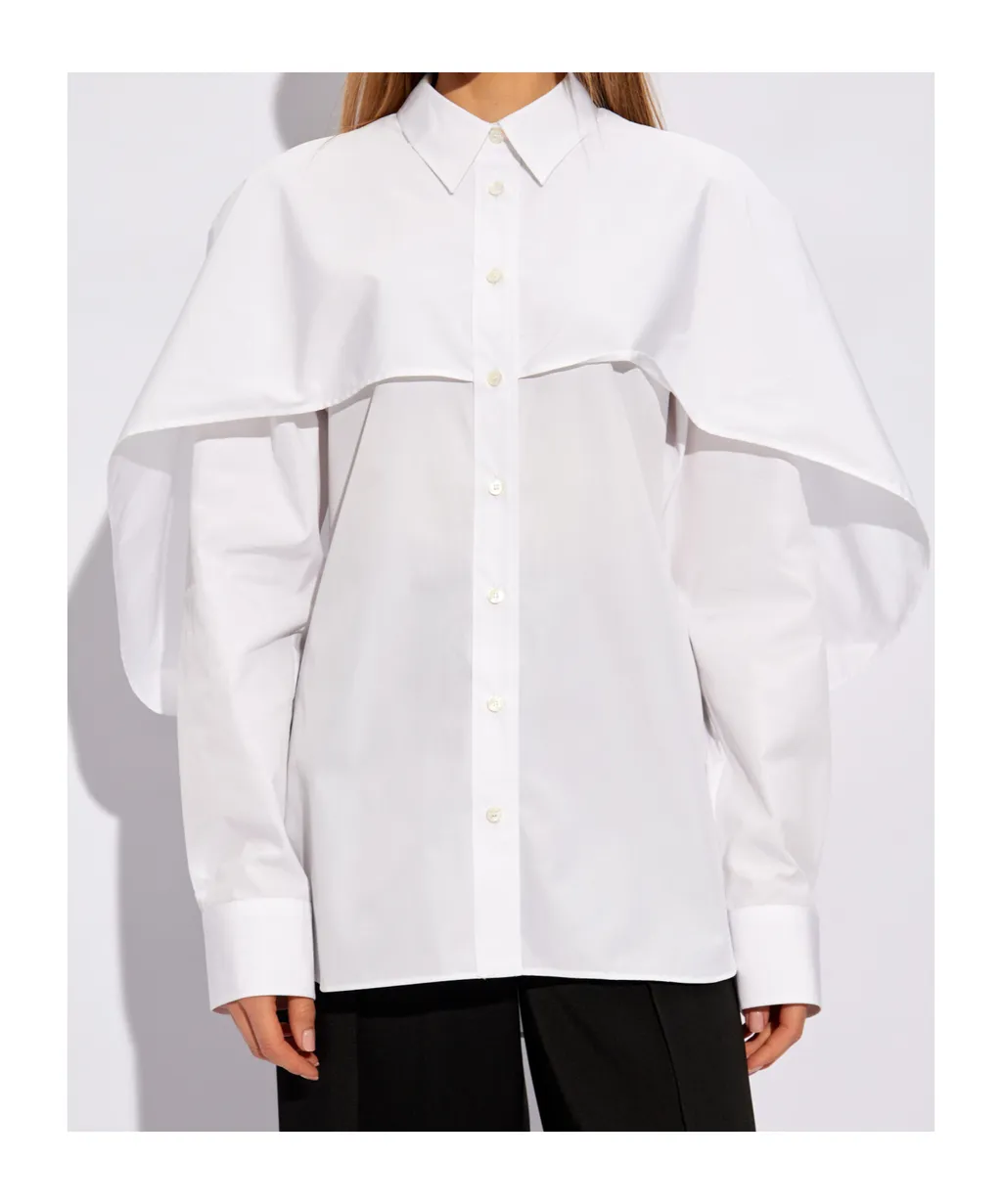 Stella Mccartney Long-Sleeved Cape Shirt