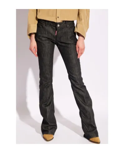 Dsquared2 Logo-Patch Flared Jeans