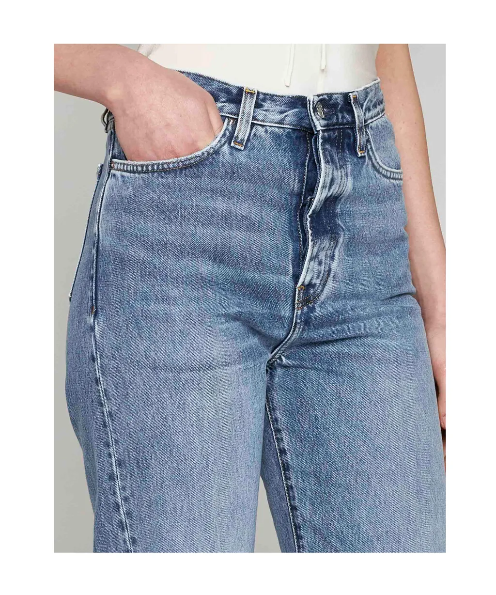 TotÊMe Logo Patch Straight-Leg Jeans