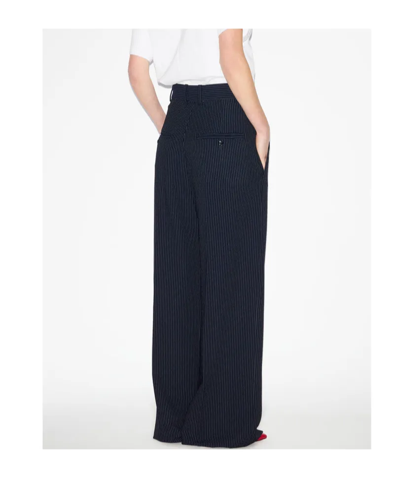 Isabel Marant Romina High-Waisted Wide-Leg Pants