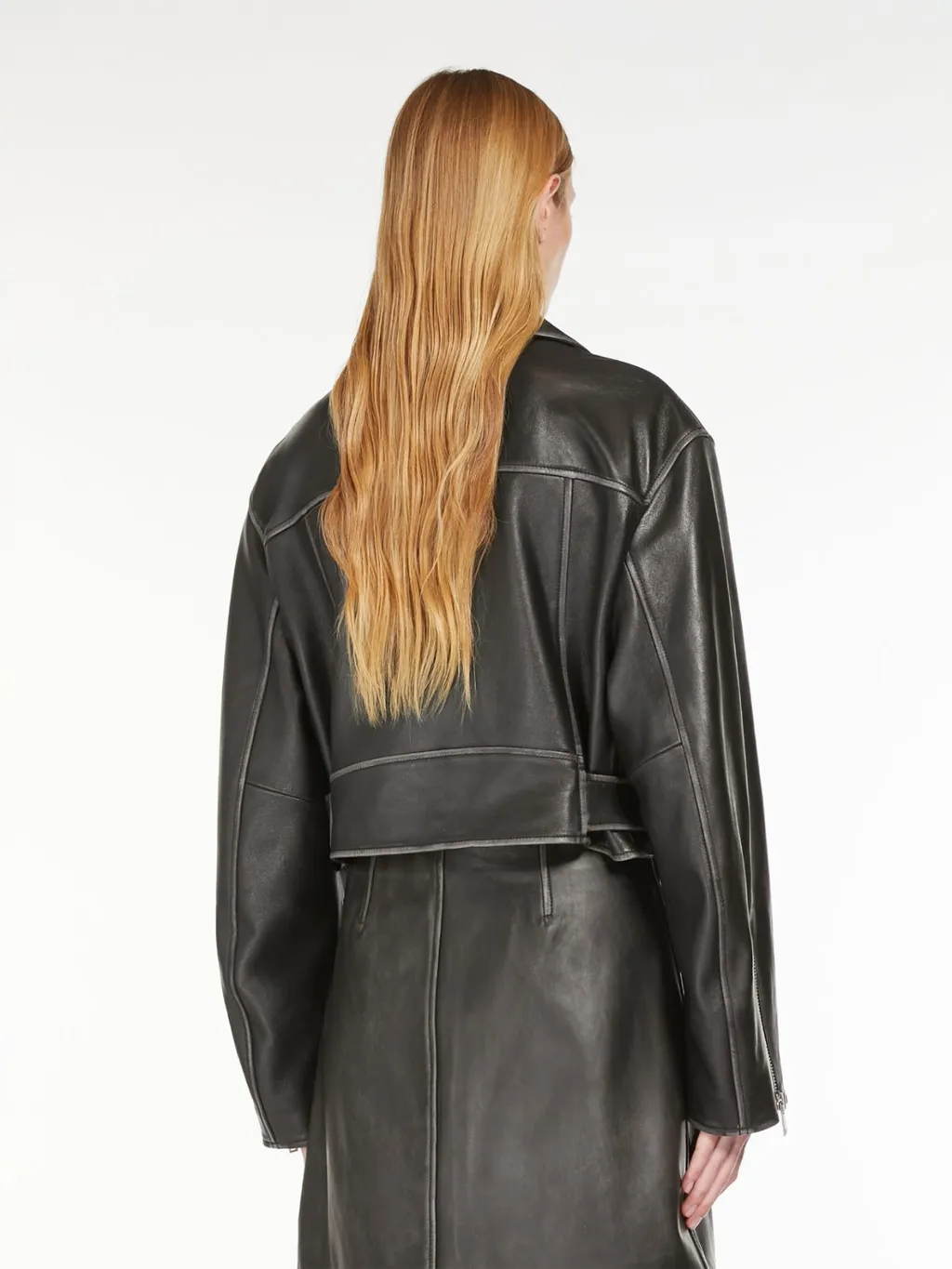 Weekend Max Mara Zip Detailed Belted Jacket