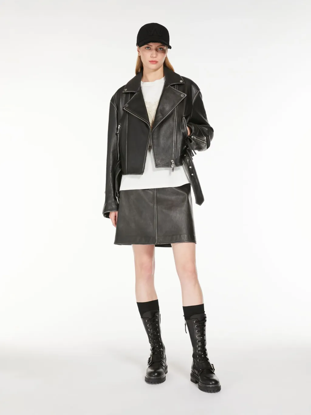 Weekend Max Mara Zip Detailed Belted Jacket