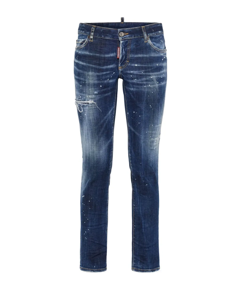 Dsquared2 Distressed Cropped Jeans