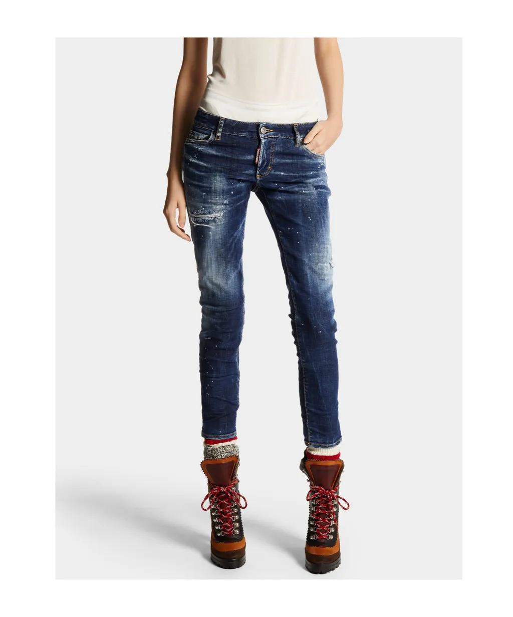 Dsquared2 Distressed Cropped Jeans