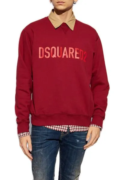 Dsquared2 Logo Printed Crewneck Sweatshirt