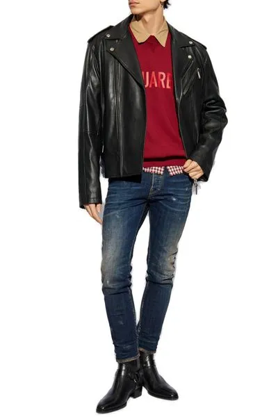 Dsquared2 Logo Printed Crewneck Sweatshirt