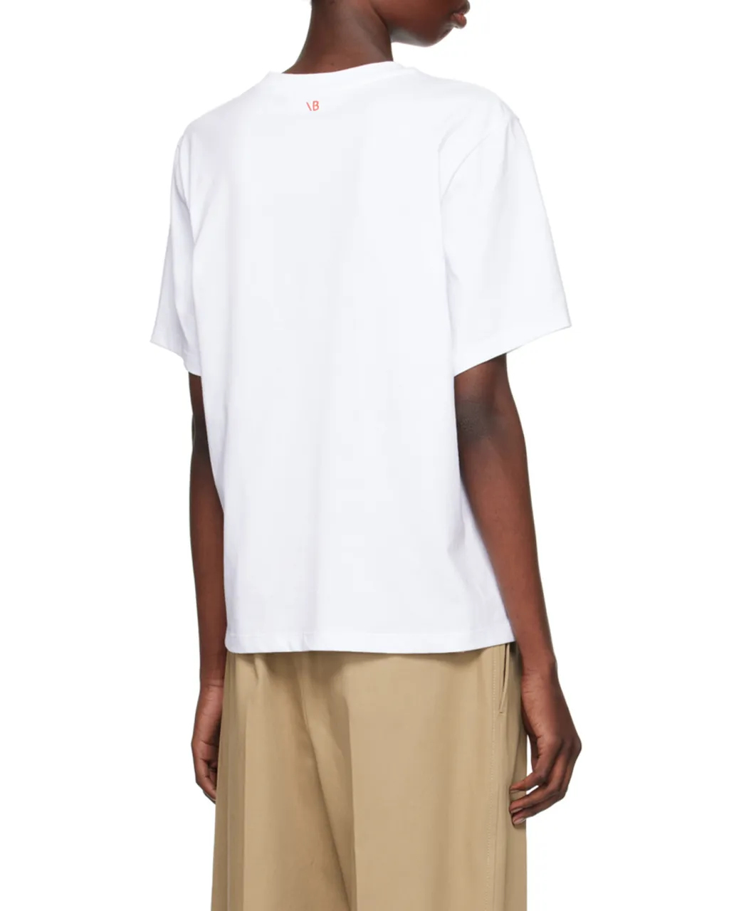 Victoria Beckham Text Printed Crewneck T-Shirt