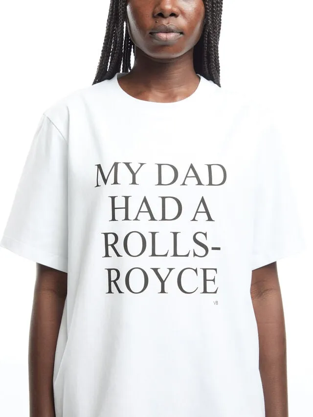 Victoria Beckham Text Printed Crewneck T-Shirt