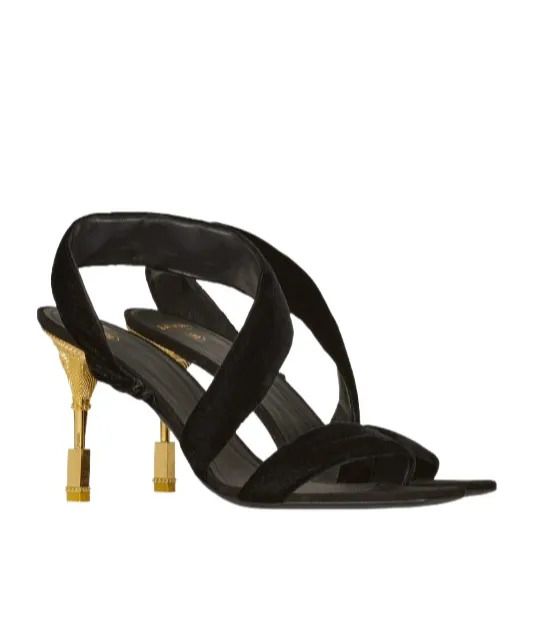 Open-Toed High-Heeled Sandals