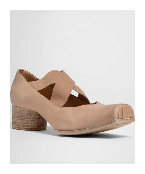 Mid-Heeled Ballet Shoes