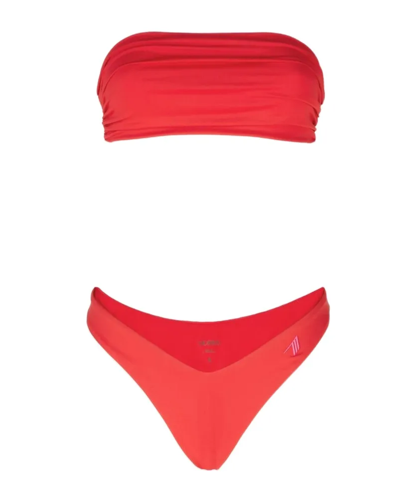 The Attico Logo Printed Two-Piece Swimsuit
