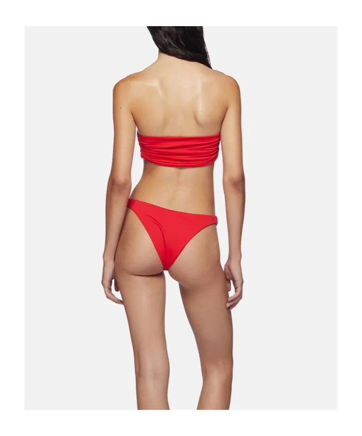 The Attico Logo Printed Two-Piece Swimsuit