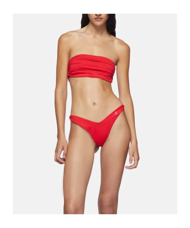 The Attico Logo Printed Two-Piece Swimsuit