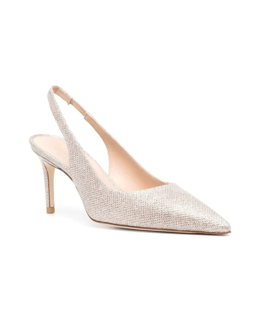 Stuart Weitzman Stuart Slingback Pointed-Toe Pumps