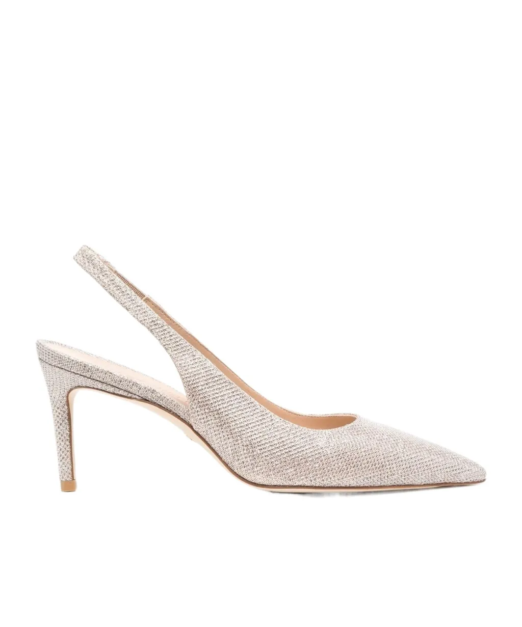 Stuart Weitzman Stuart Slingback Pointed-Toe Pumps