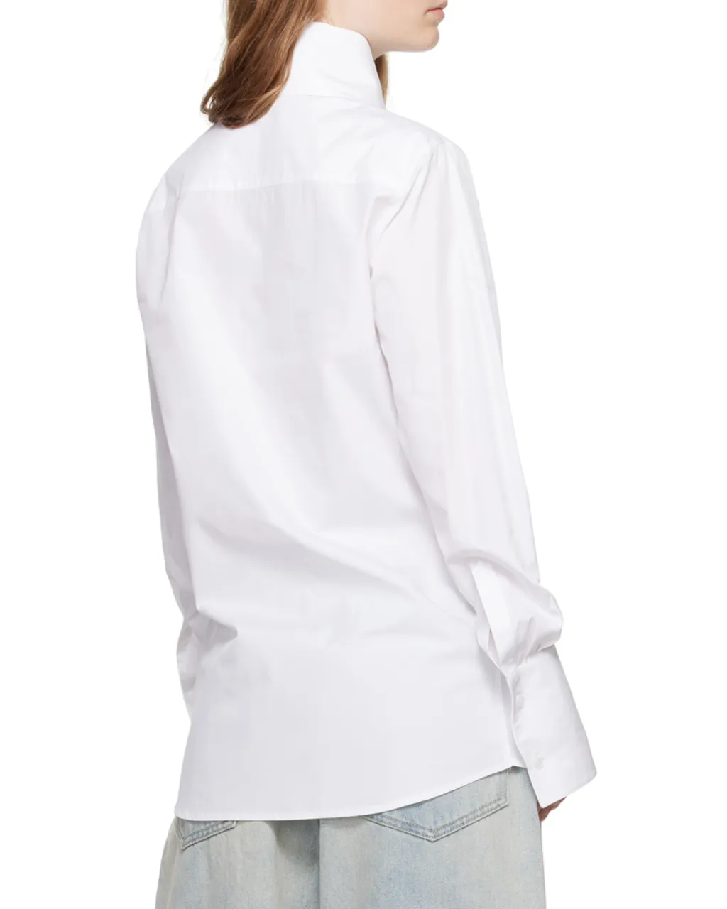 High-Neck Collar Shirt