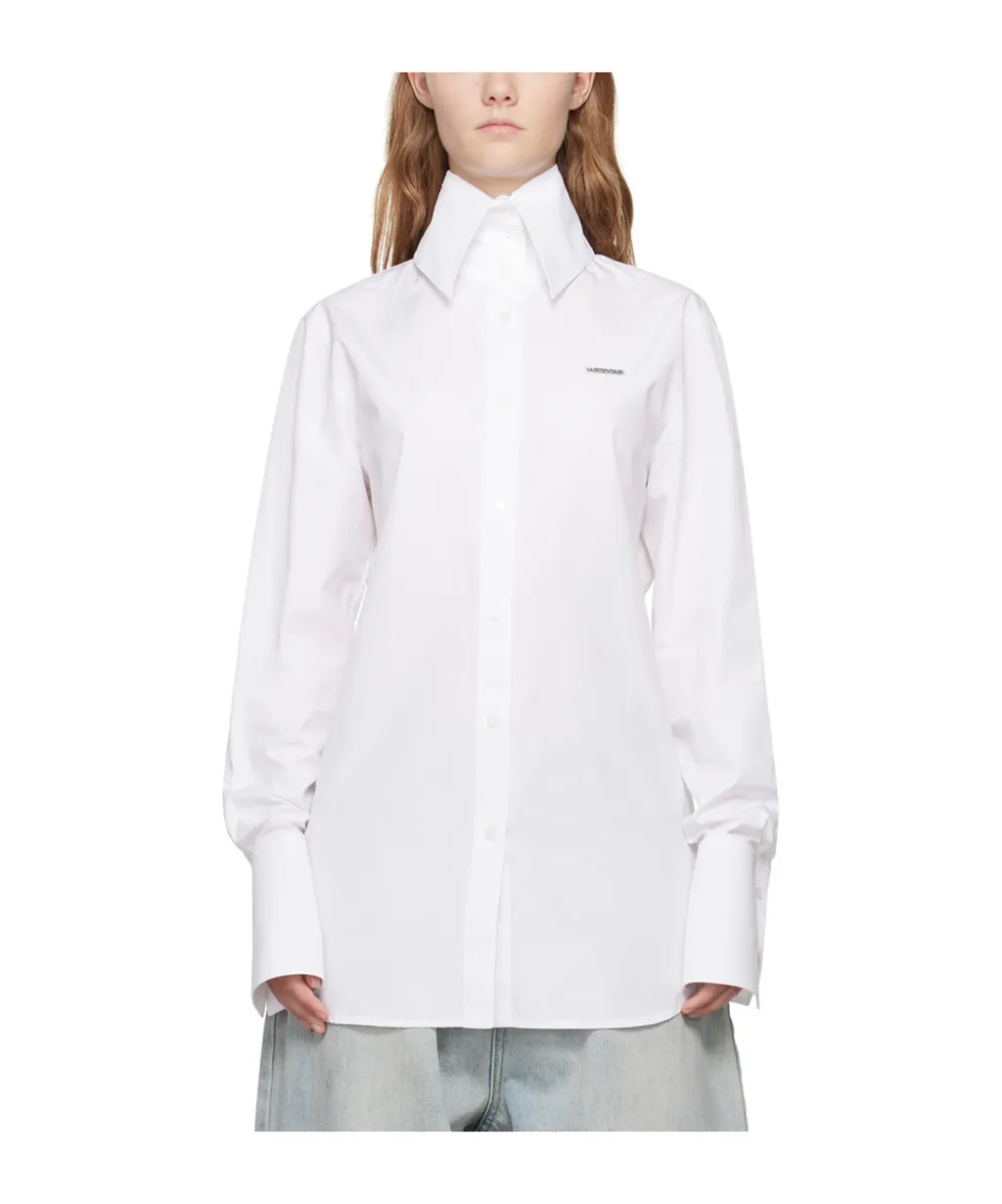 High-Neck Collar Shirt