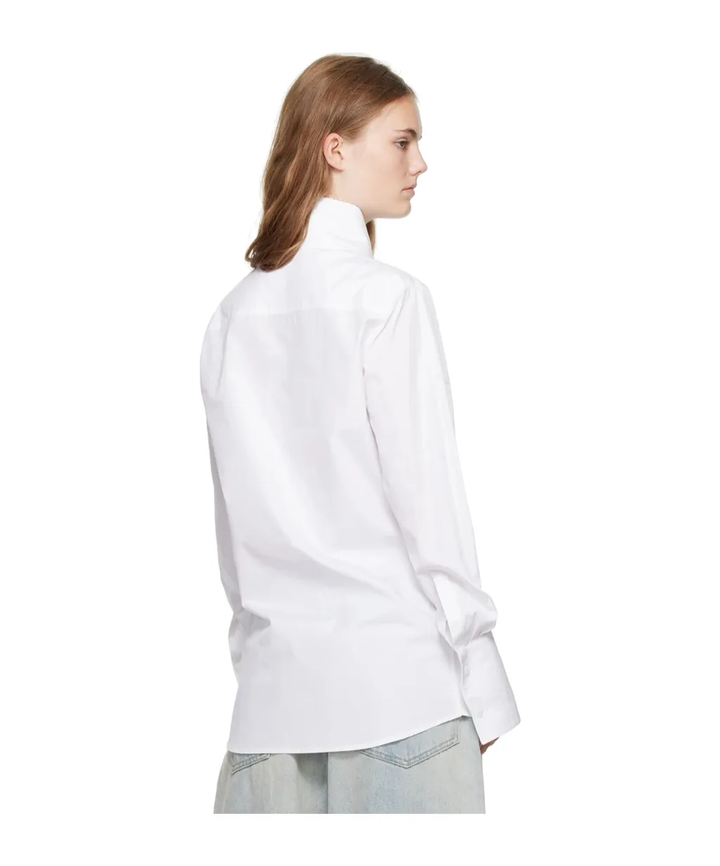 High-Neck Collar Shirt