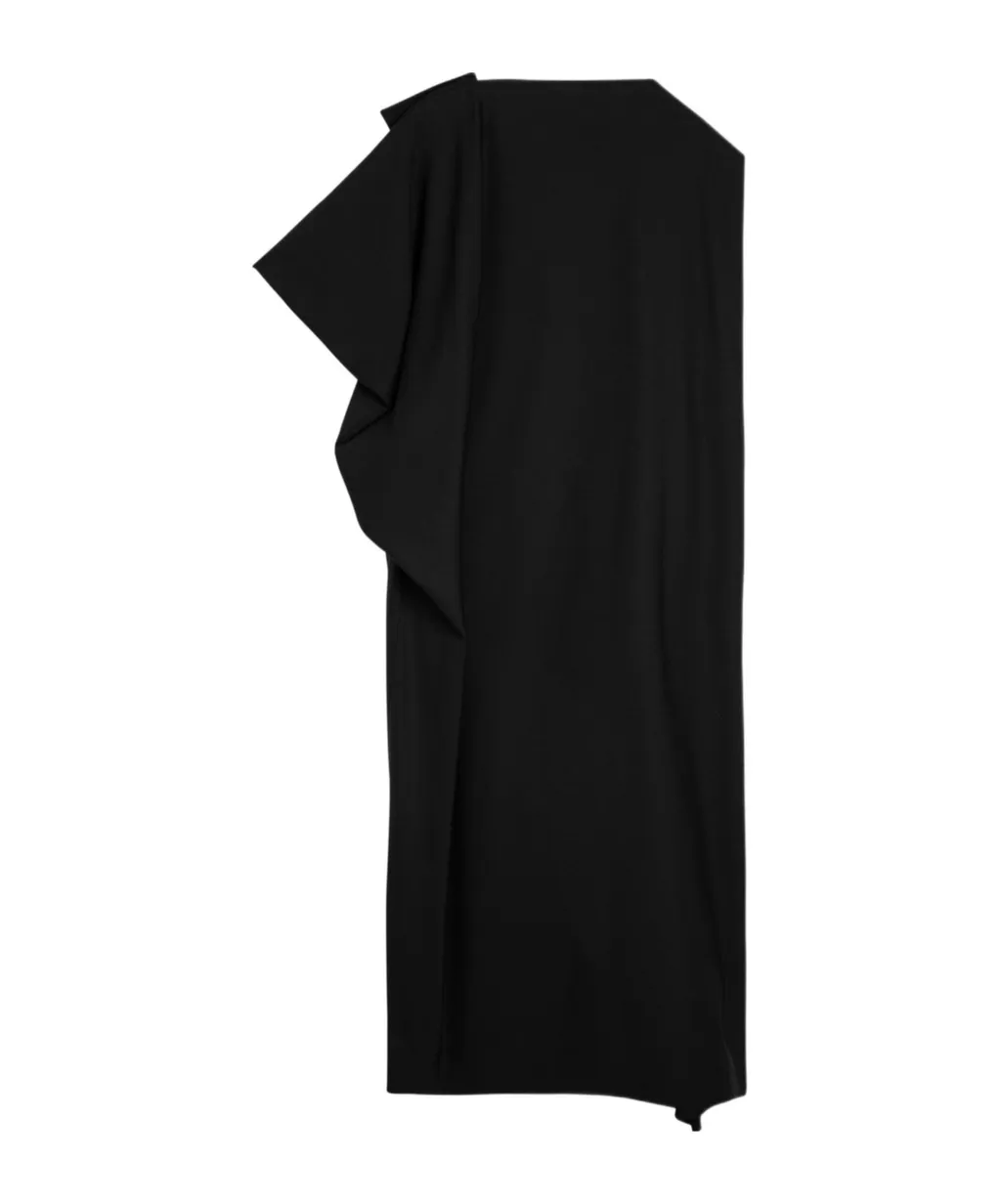 The Row Draped Asymmetrical Midi Dress