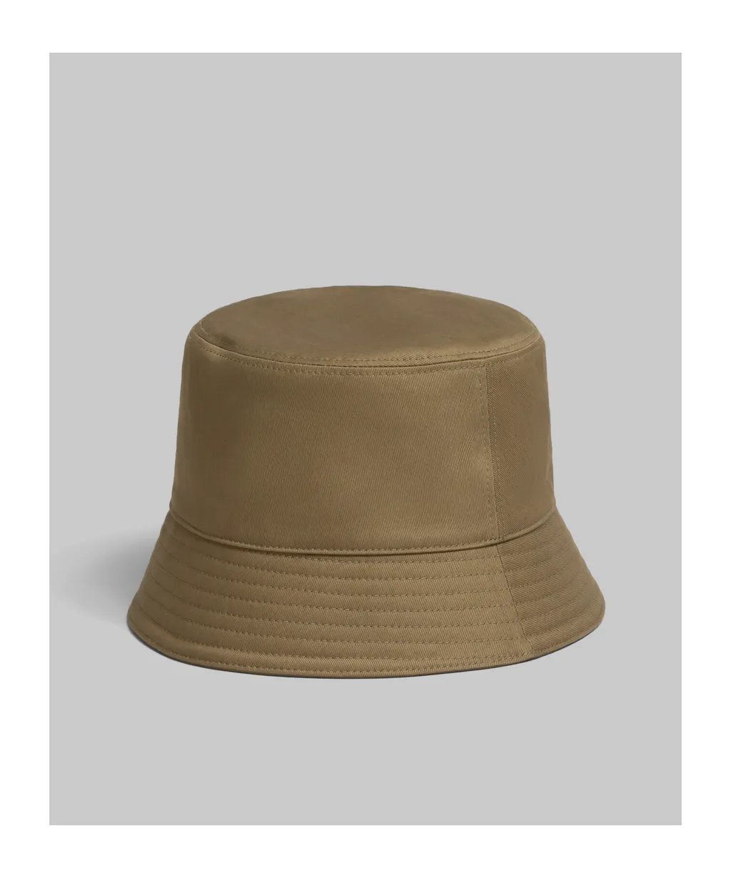 Marni Logo Embroidered Twill Bucket Hat