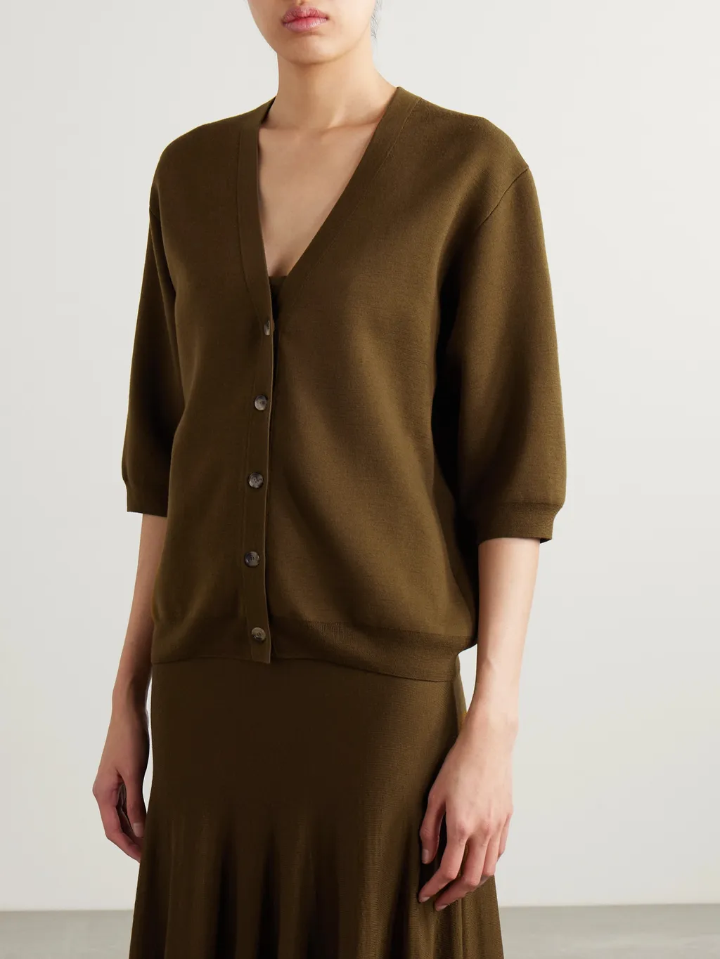 The Tedi Fine-Knit Cardigan