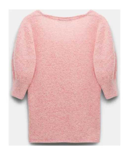 Brushed Fisherman's-Knit Top