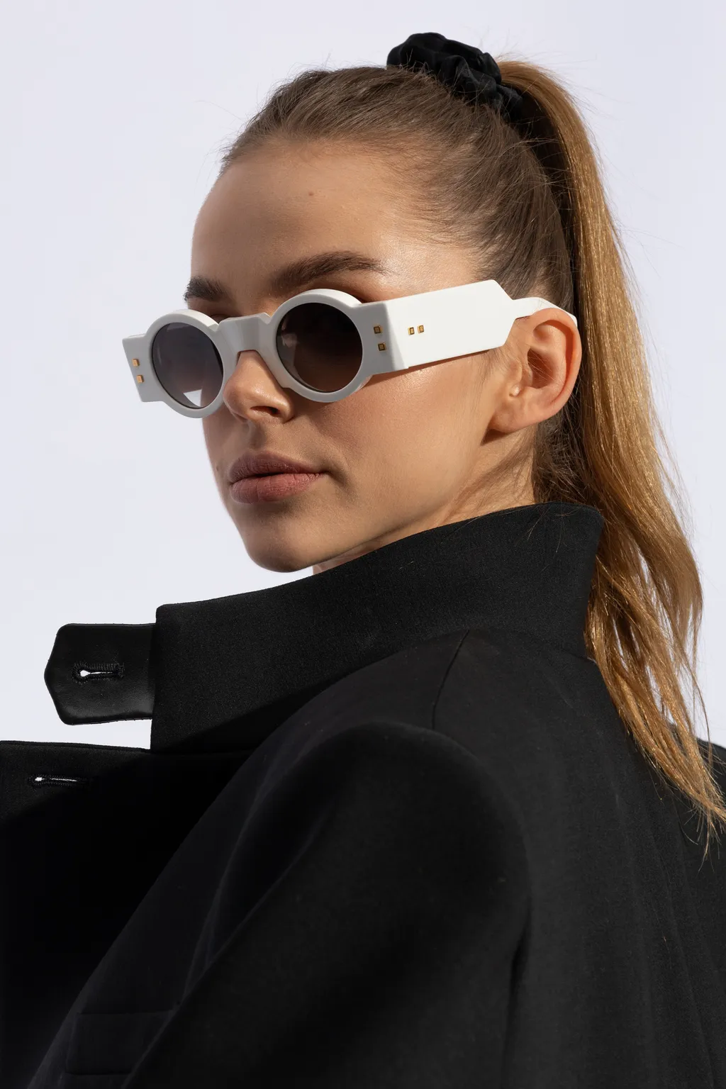 Balmain Eyewear Round Frame Sunglasses