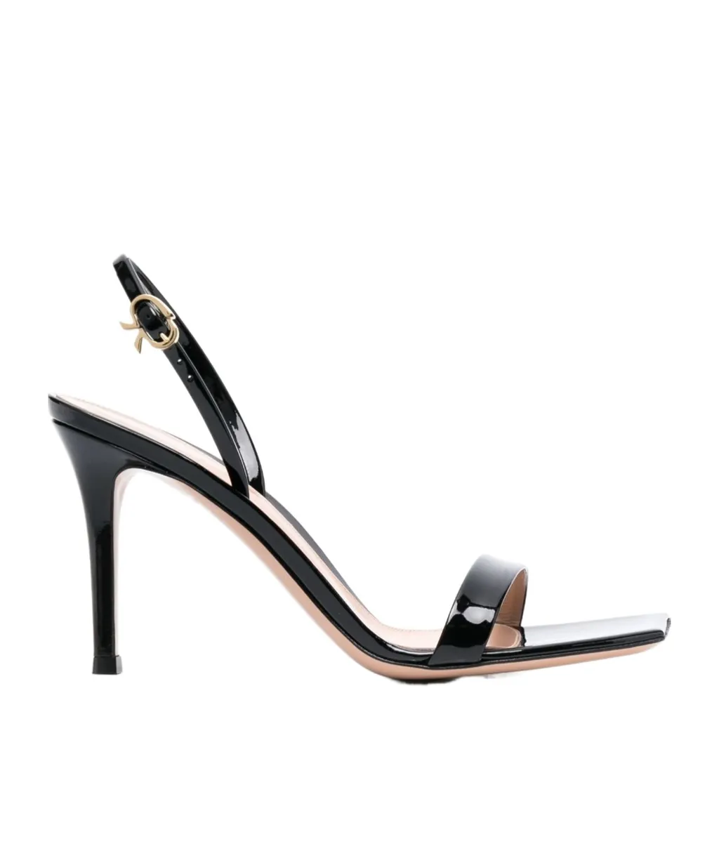 Square Head High Heel Sandals