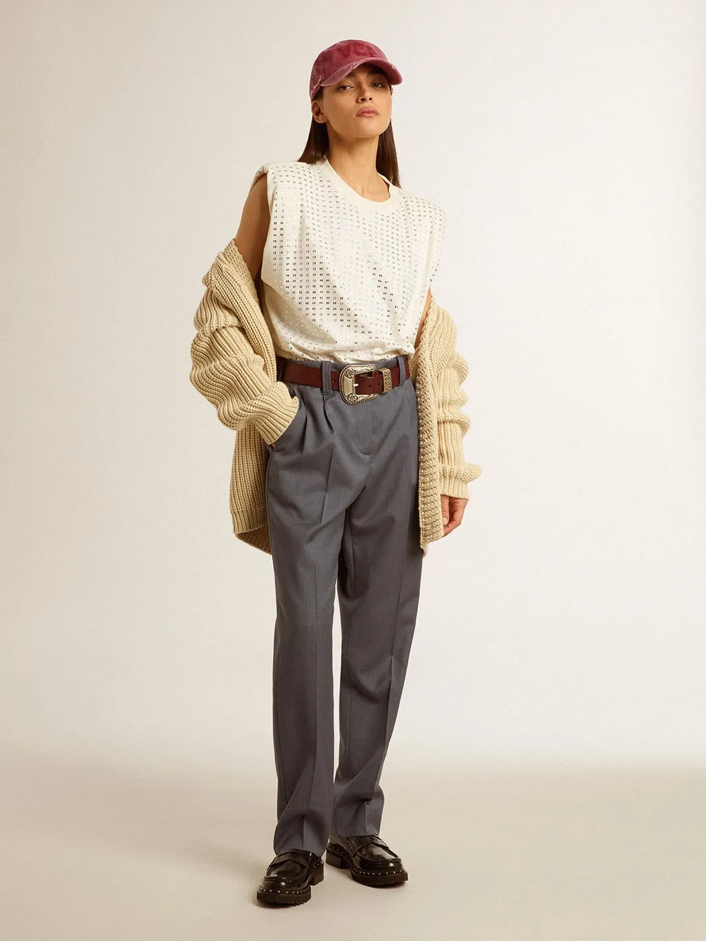 Golden Goose Deluxe Brand Melody Chunky-Knit Cardigan