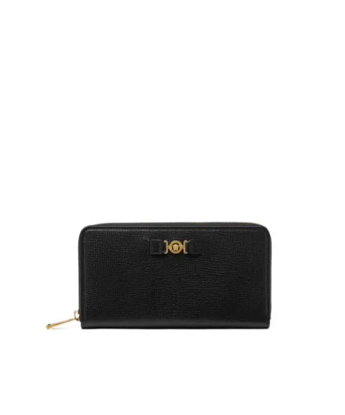 Versace Medusa Biggie Zipped Continental Wallet