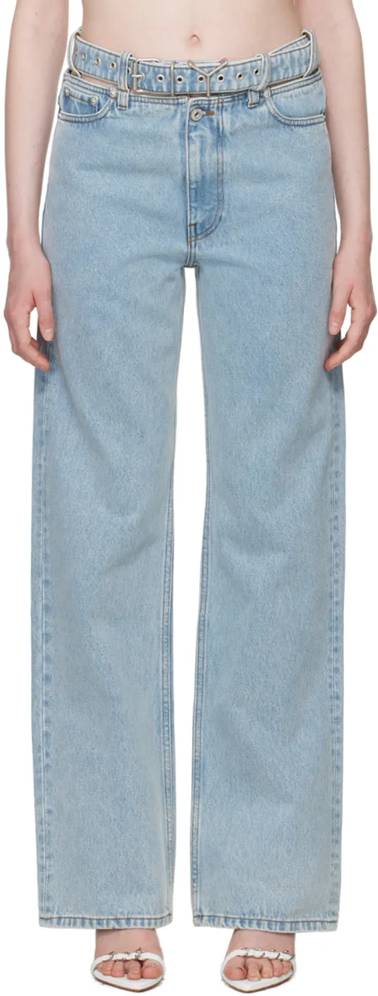 Evergreen Y Belted Jeans