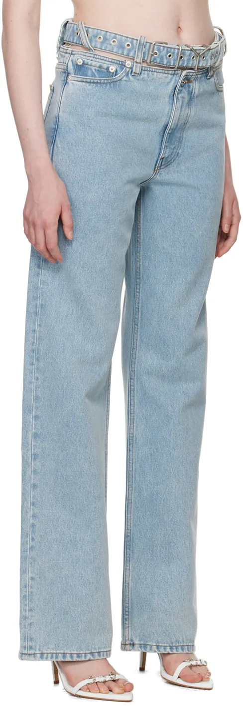 Evergreen Y Belted Jeans