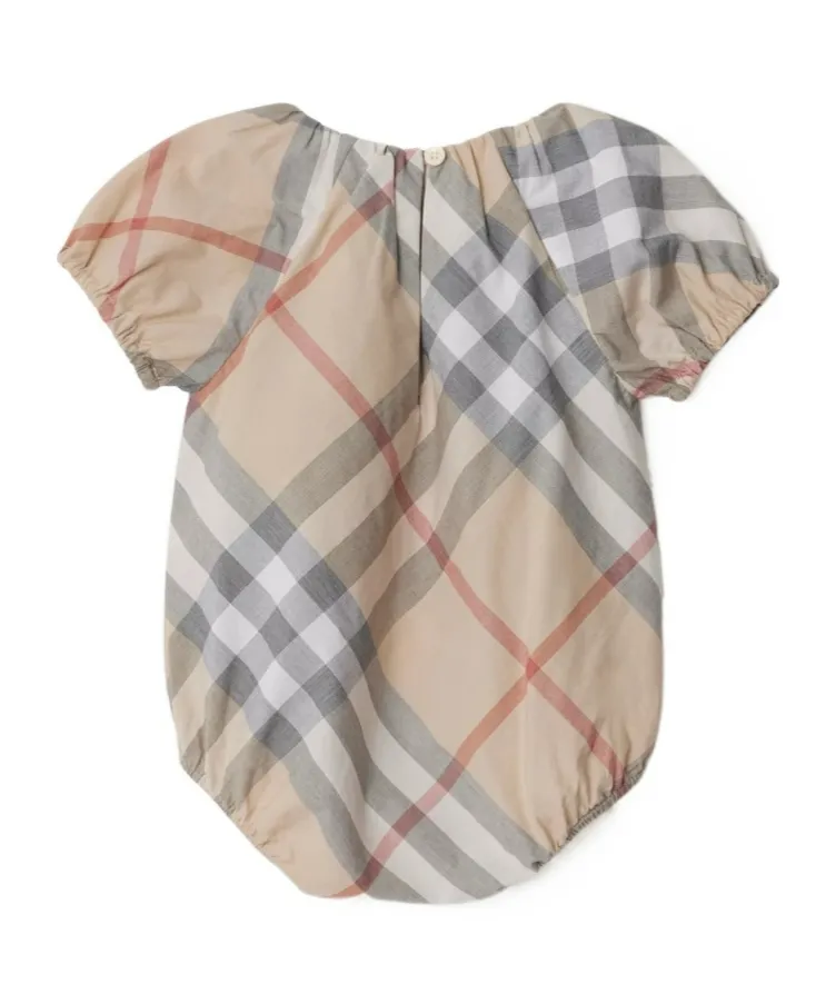 Burberry Kids Checked Three-Piece Baby Gift Set