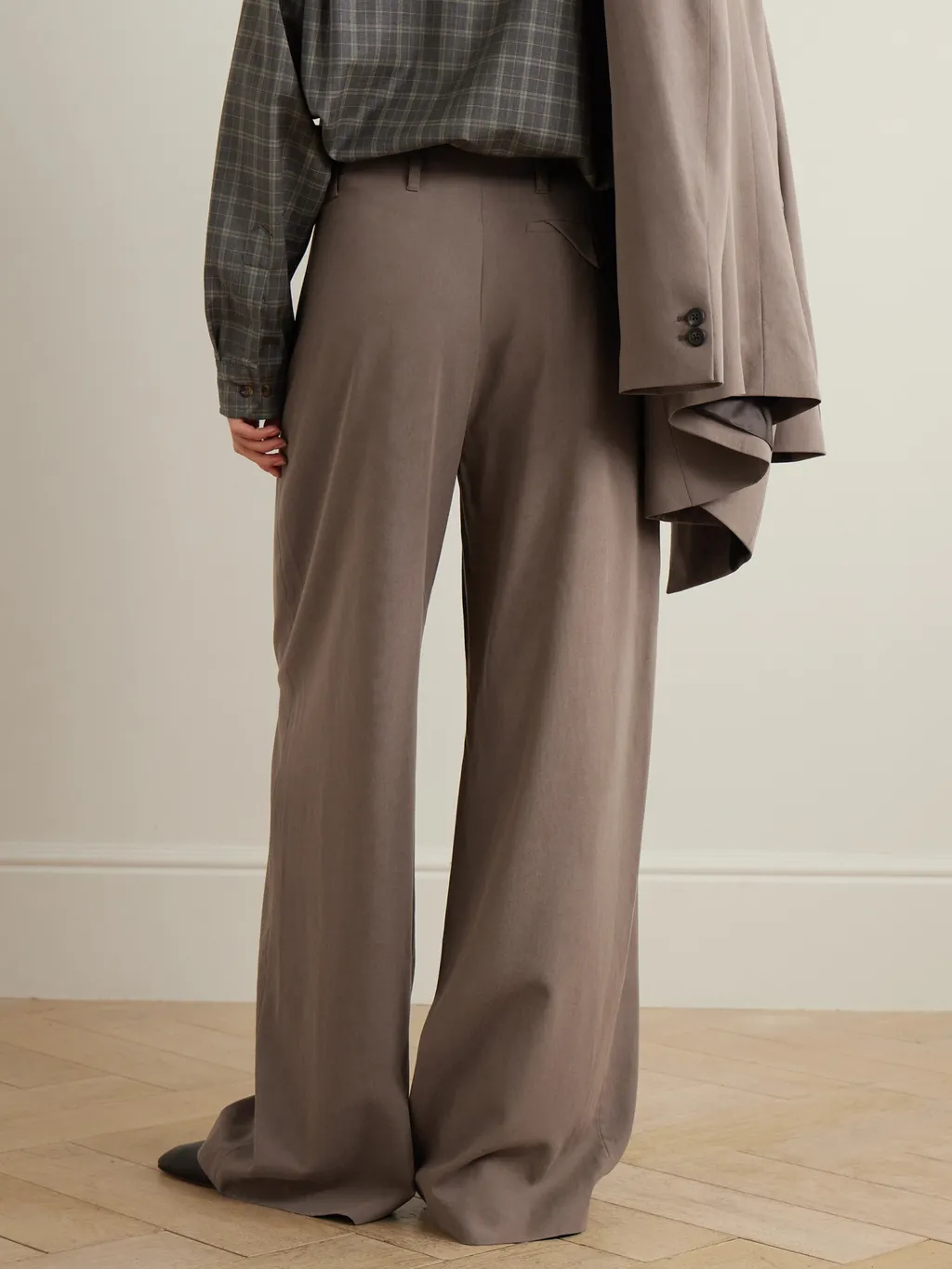 Belt-Loop Casual Pants