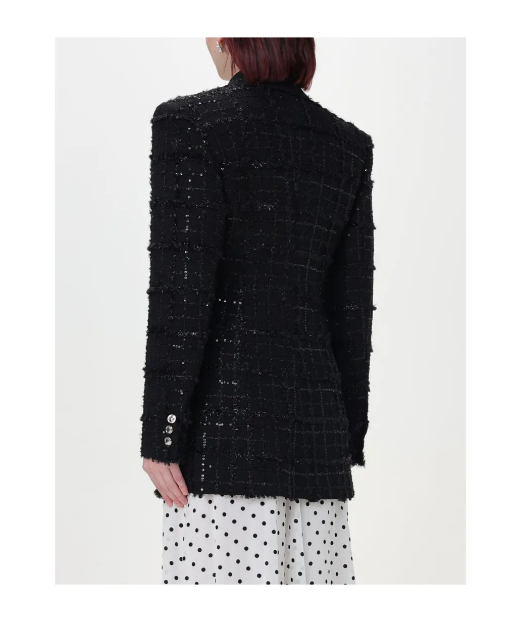 Alessandra Rich Embellished Double Breasted Jacket
