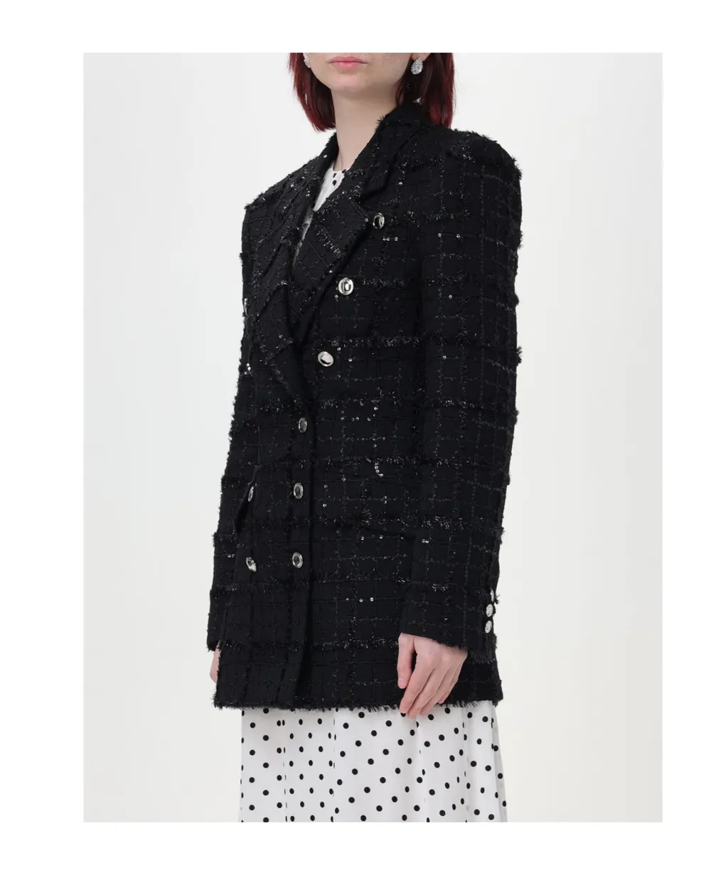 Alessandra Rich Embellished Double Breasted Jacket