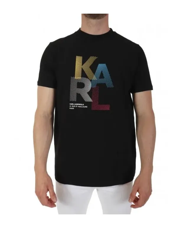 Round Collar Logo T-Shirt